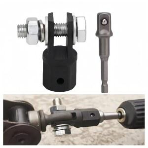 1/2인치 가위형 잭 어댑터 소켓 바나듐 교체 스틸 트럭 도구 자동차 크롬 렌치 타이어 래칫