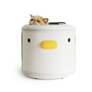 PURROOM 고양이 캐리어 백팩 소형견을 반려동물 귀여운 디자인. 상부 커버 측면 통풍 소프트 메시