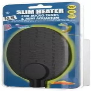 하이드로 베타 볼 슬림 어항 히터 7.5와트 크기는 5.4L x 2.5W 인치 타원형 검은색 탱크용 2-5갤런