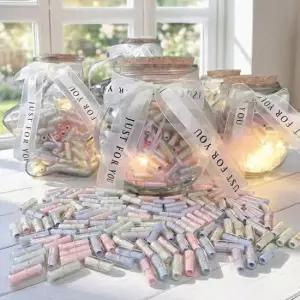 [문구/오피스] 유리병 캡슐 작성용품 세트 생일 기념일 편지 편지지 선물