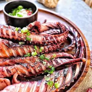 가문어 통족 대왕 대왕오징어 오징어 가문어구이 버터+소스+마요네즈증정