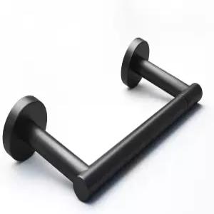 매트 블랙 화장지 홀더 욕실 벽걸이용 스테인리스 스틸 이중 포스트 피벗 롤 상업용 디스펜서 대형 용지에