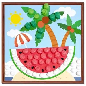 아트콘 여름 꼴라주 만들기-여름수박 꼴라주 여름 수박 만들기대장