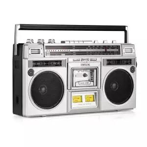레트로 카세트플레이어 오디오 휴대용 라디오 테이프