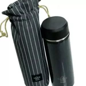 보온병 물통 350ml 블랙 사무실 보틀 텀블러 휴대용 물병 학생텀블러스텐