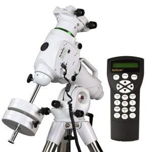 Sky-Watcher EQ6-R u2013 완전히 컴퓨터화된 독일 적도 망원경 마운트 벨트 구동, 전동화, 핸드 컨트롤러, 42,900개 이상의 천체 데이터베이스 포함