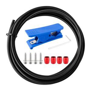 AVID SRAM용 3M 유압 브레이크 호스 및 자전거 올리브 연결 인서트 키트, 4개의 파란색 커터 포함