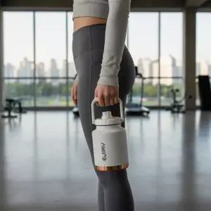 대용량 보온보냉 텀블러 1L 워터저그 캠핑 물병 화이트골드