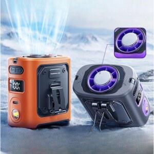 반도체 냉각 허리걸이 캠핑 에어 쿨리파이 심 에어컨 접이식 쿨러