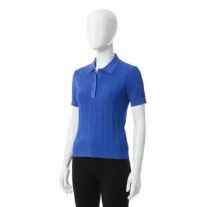 라코스테 여성 플리츠 립조직 반팔 폴로 가디건 AF4142-55N C4X 216226