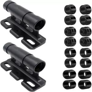 하우스온 2 PCS 자전거 포크 홀더 퀵 릴리즈 자동차 루프 랙 블랙 알루미늄