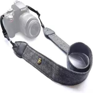 Alled XN00943 넥 어깨 벨트 스트랩 빈티지 프린트 여성/남성용 소프트 컬러풀 카메라 올