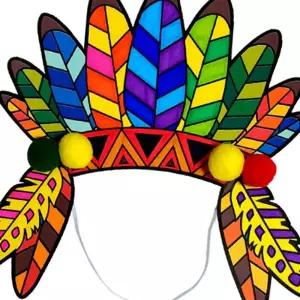 (다올)인디언추장 종이가면 만들기 - 어린이집 유치원 재료