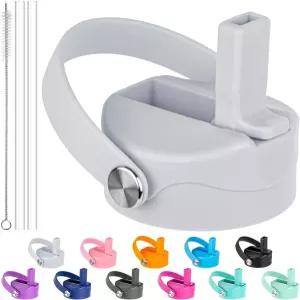 하이드로 플라스크용 디우메포 빨대 뚜껑 12 16 18 20 32 40온스 와이드 구강 물병 상단 캡을 브러시로