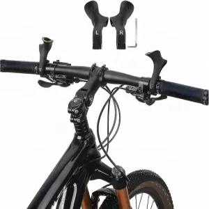 토드마미 형광 자전거 핸들바 그립 1쌍 인체공학적 산악 로드 BMX 및 오프로드 라이딩을 위한 경량