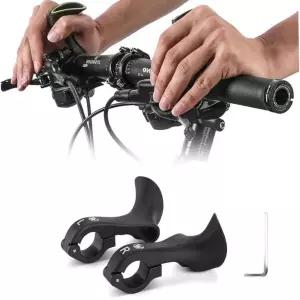 누후이 산악 자전거 핸들바 끝 MTB 내부 연장 부착물 형광등 장착 경량 선물 인체공학적 디자인 소형