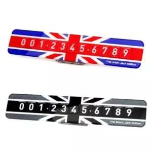 [CAR] 영국국기 자동차용품 제노버 연락처 번호판 차량용