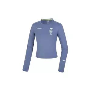 매장정품 DYNAFIT 다이나핏 세미 크롭기장의 기능성 여성 PACER 페이서 크롭 긴팔티 Indigo YWP24250N2 _GN