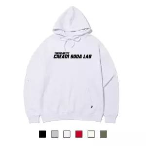 매장정품 CREAM SODA LAB 크림소다랩 도쿄 드리프트 후드 라이트그레이 블랙(기모 OR 논기모) CFZK30Z001 1