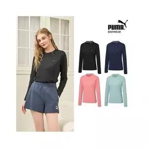 푸마스포츠B 비밀특가 푸마 소로나 드라이셀 긴팔 티셔츠 여성 4종세트 909509