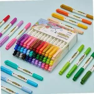 (모나미) 네임펜 T 36색 세트 양면 트윈 유성네임펜세트