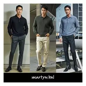 [마틴발] 남성 울 블랜디드 카라니트 3종세트