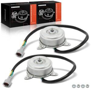 인피니티 G35 2003-2007 및 닛산 350Z 2003-2009, 3.5L, 2PC 세트, Replace# 21487CD00A, 21487CD000과 호환되는 A-프리미엄 엔진 라디에이터 냉각 팬 모터