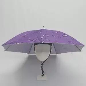 우산모자 머리에쓰는 우산 파라솔모자 중형 퍼플 우산모자 모자우산 머리우산