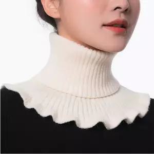겨울 따뜻한 목폴라 골지 이너 페이크 목티 넥워머 퍼워머 니트워머 겨울워머 넥케이프