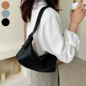 부드러운 인조가죽 바게트백 호보백 가방 숄더백 레더가방 바게트백 가죽숄더백