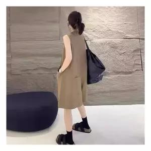 [이쁘다] 링버 민소매 와이드 점프수트