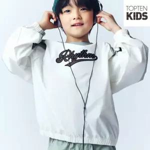 백화점 탑텐 키즈 정품 남아) 나일론 스판 바람막이 맨투맨 MKF3TR1211