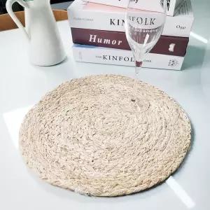 [하프클럽/알티피아]라탄 테이블 매트(원형)