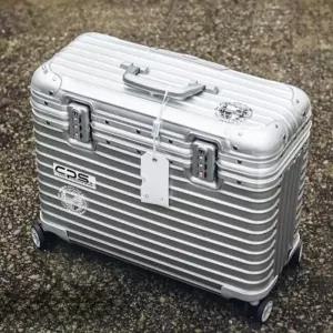 파일럿 승무원캐리어 알루미늄 가방 풀메탈 위로여는캐리어