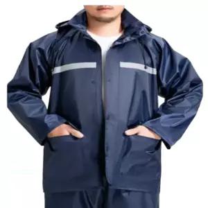 네이비 우의 패딩 비옷 빅사이즈 밖에 장마철 입는 초대형