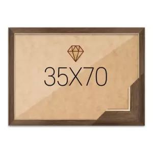 35x70 고급형 슬림 엣지월넛 보석십자수액자 KWCAF4F9