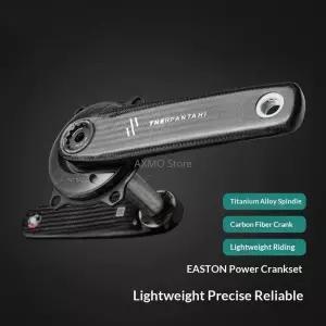 자전거파워미터 24MM 티타늄 카본 파이버 크랭크 XCADEY 초경량 바이크 크랭크셋 사이클링 자전거 부품