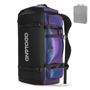 [미국배송] 오도랜드 65L 스키 부츠백 백팩 탈부착 가능한 20L 신발백 포함 방수 스노보드 부츠백 헬멧용 PU 소재 고글 장갑 바지 재킷 및 장비 - 남녀용