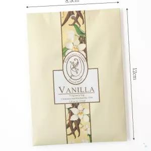 바닐라 종이 방향제 천연질석 향료 옷장 서랍 차량용