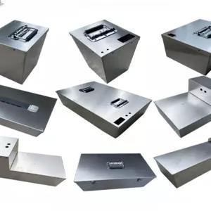 인산철배터리 케이스 파워뱅크 방수 메탈 자작 캠핑용 리튬 수납함