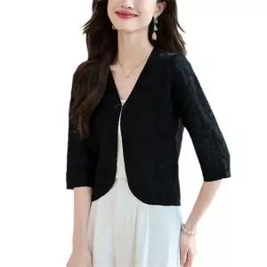 니트 여친 여름 가디건 냉장고 케이프나시 얇은 래쉬가드 코트 OP2