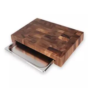 제우스 EN4030ST 아카시아 밧드 도마 엔드그레인 플레이팅