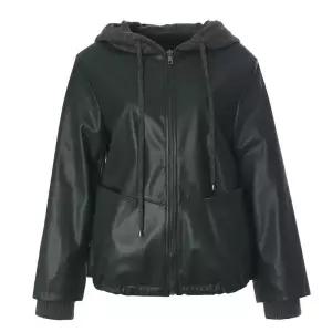 안지크 울니트후드레더점퍼 AI3JP5130 326079