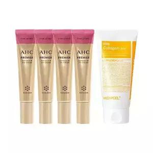 AHC 아이크림 시즌12 40ml x4 + 메디필 비건 비타민 콜라겐 클리어 120ml