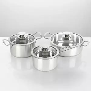 컴팩트홈 IH 인덕션 스텐냄비 3종 세트