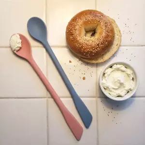 당기고 프리미엄 플래티넘 실리콘 스프레드 멀티 잼 스푼 버터 꿀 소스 스프레더 커트러리