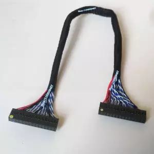 30핀케이블 20 피치 암 LCD 스크린 케이블 라인 LVDS 30 핀-30 P 어댑터 핀 변환 와이어