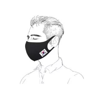 루미나D 빨아쓰는 태극기 3d입체 패션 마스크 5색