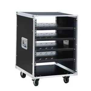 오디오 앰프 박스 마이크 공연 보관함 이동식 엠프 상자 장비 음향장비 12u 랙케이스