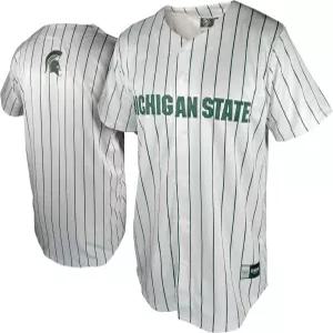 진품 콜렉티브 미시간 주립 스파르탄스 레플리카 야구 유니폼 화이트